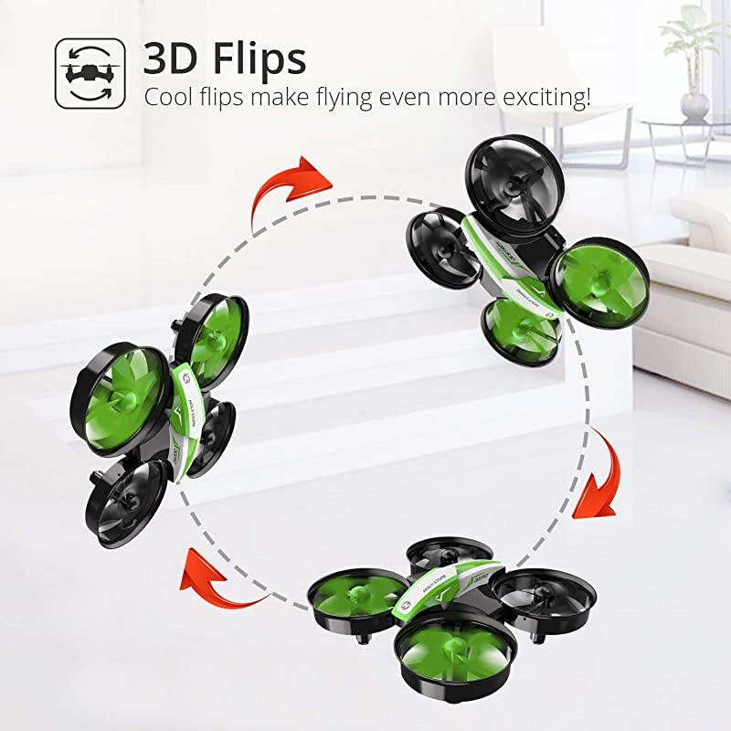 Hand Operated Drone for Kids Adults - Hands Free Mini Drones for Kids, Easy Indoor Hand Drone, Flying Ball Drone Toys for Boys and Girls Gift (Blue)