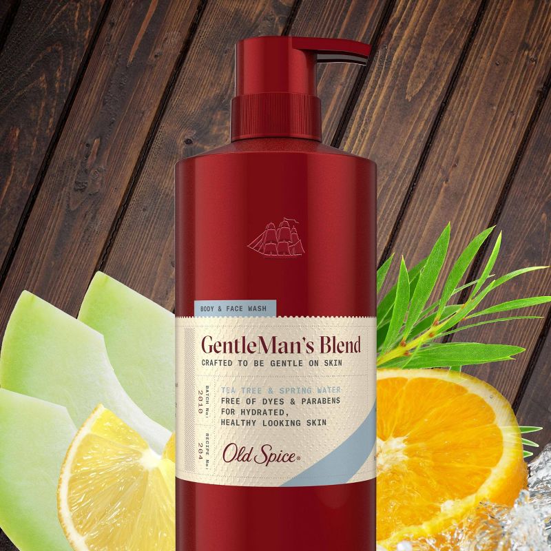 Old Spice GentleMan's Blend Tea Tree Body & Face Wash - 16.9 fl oz