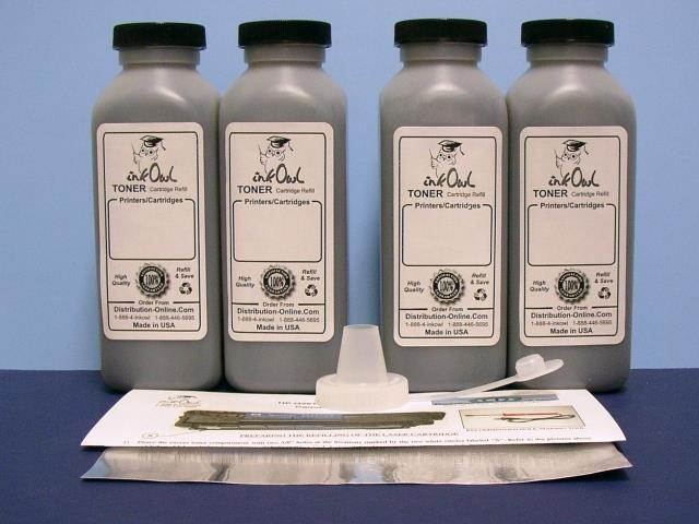 InkOwl Toner Refill Kit for BROTHER TN-330, TN-360 (4-Pack)