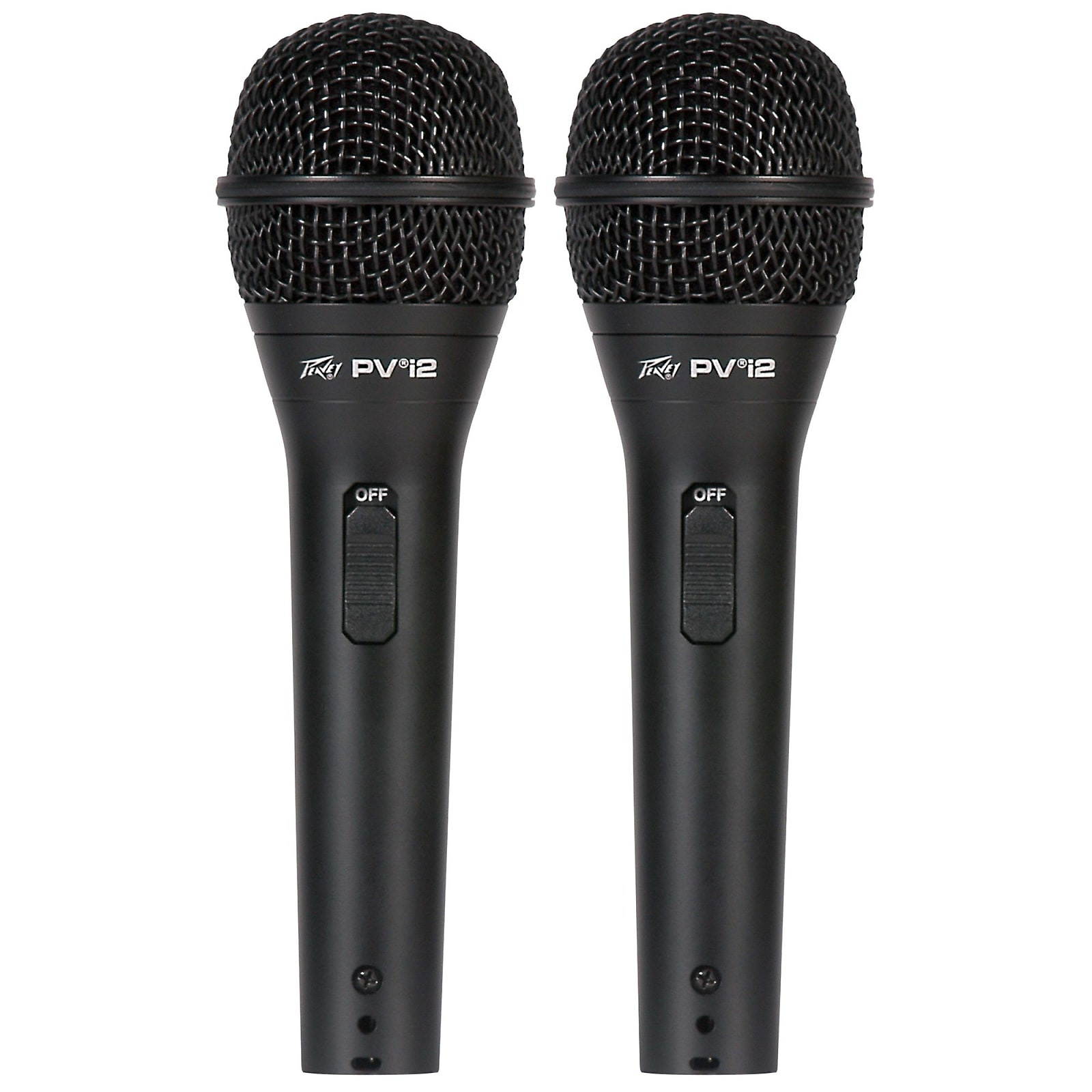 peavey pvi 2  2pack dynamic cardiod microphones