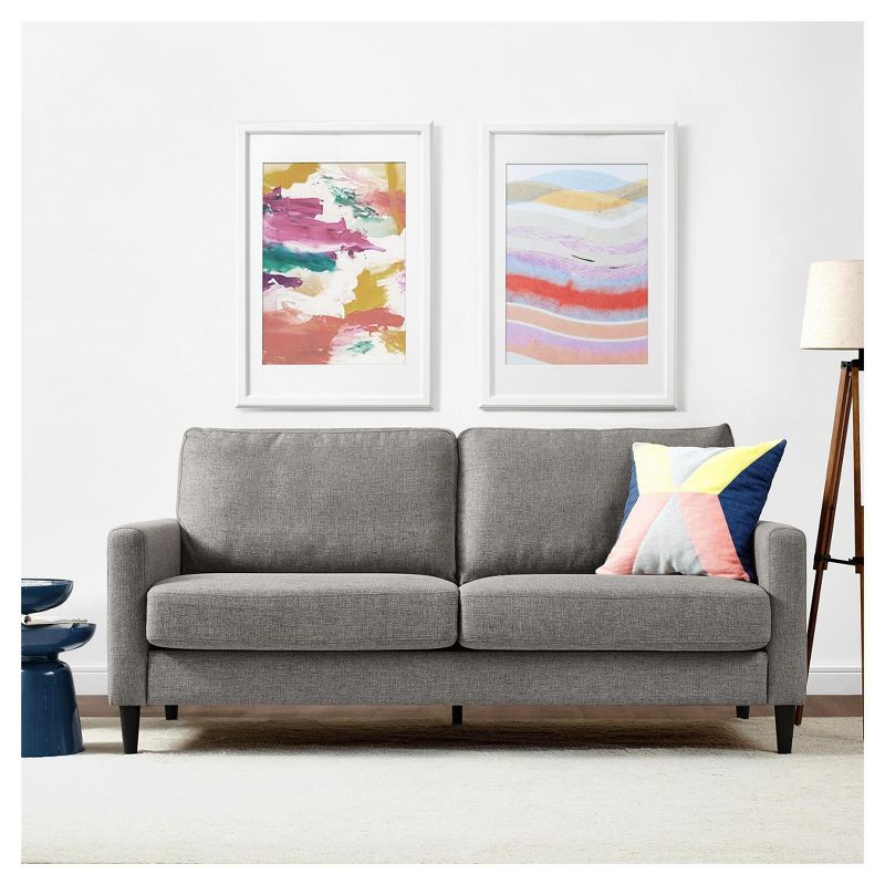 Verona Mid Century Sofa Gray - Dorel Living