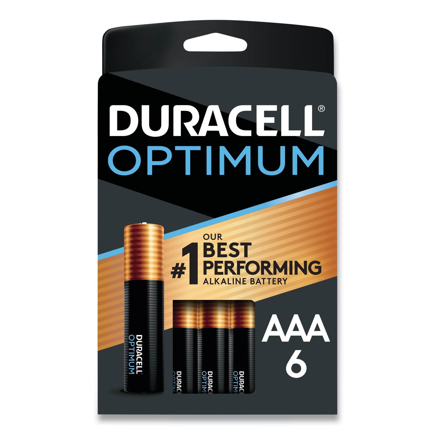 Duracell Optimum AAA Batteries, Pack of 6