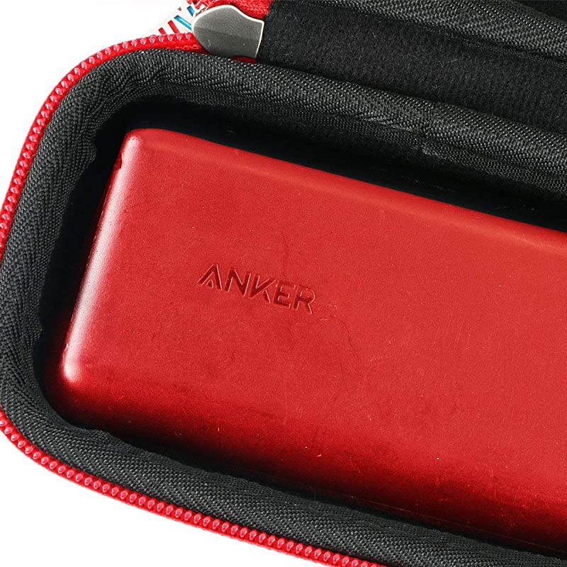 Hard Travel Case Replacement for Anker PowerCore II 20100 Speed Quick Charge 30 20100mAh Portable Charger External Battery Power Bank red