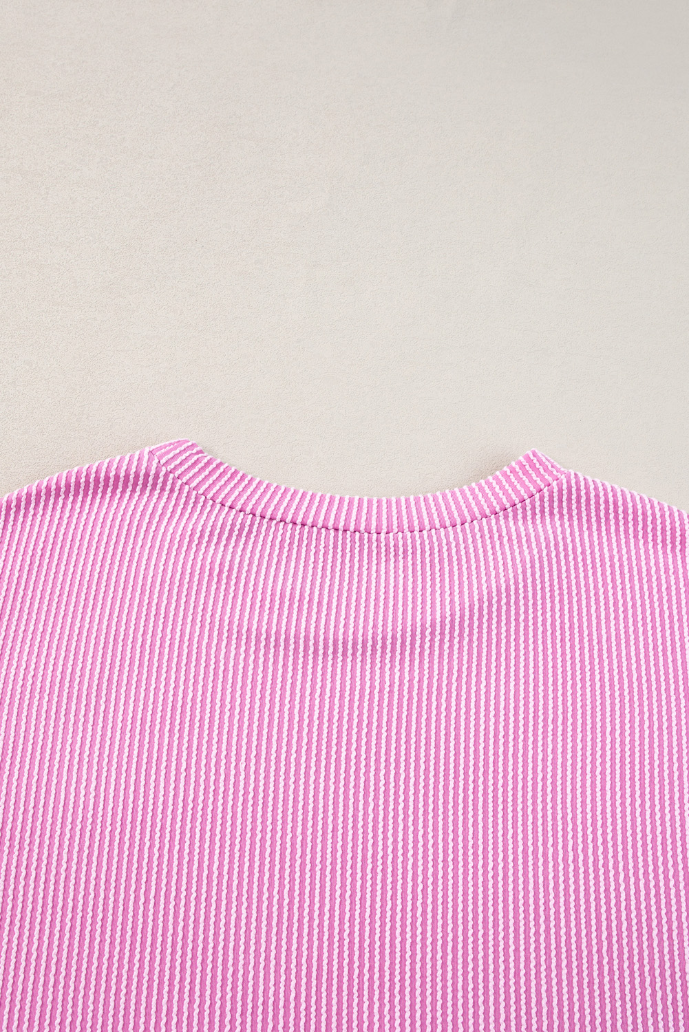 Phalaenopsis Ribbed Knit T Shirt and Shorts Plus Size Pajama Set