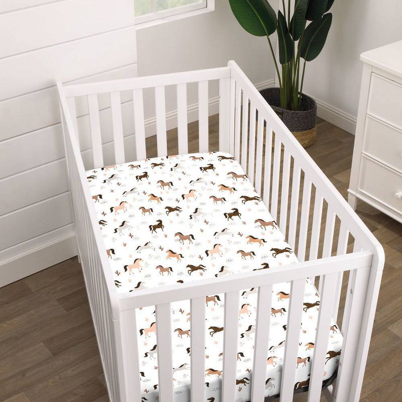 Clementine Kids Blush Bloom Crib Sheet