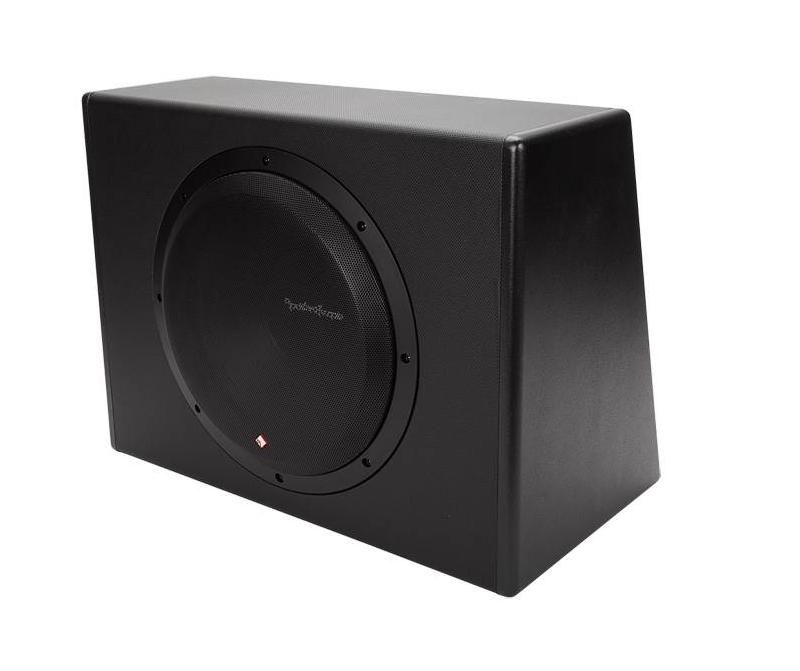 QPower GMC Chevy Crew Cab 2007-2013 Dual 12" Sub Box Enclosure w/ Bedliner Spray