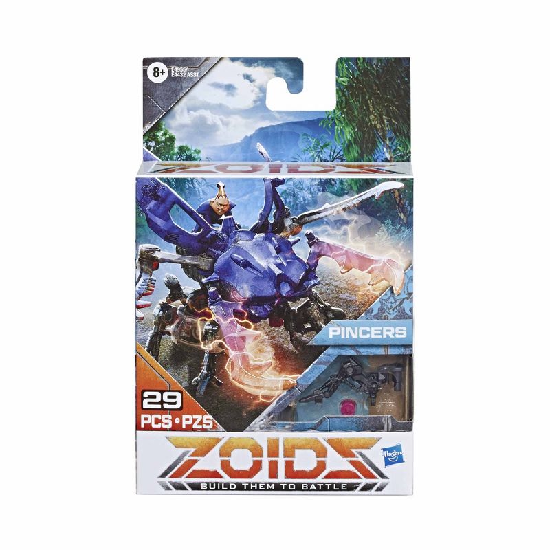 Zoids Mega Battlers Pincers - Beetle-Type Buildable Beast Figure, Wind-Up Motion - Kids Toys Ages 8 and Up, 29 Pieces