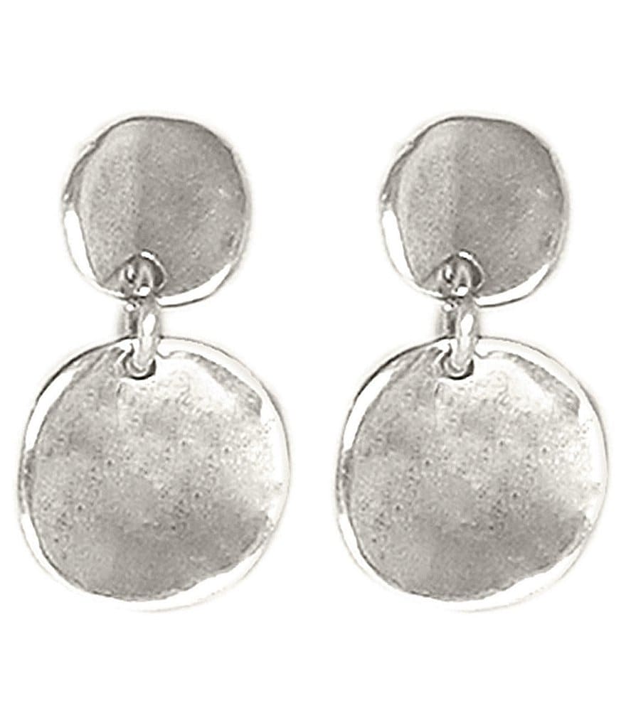 UNOde50 Scales Silver Drop Earrings