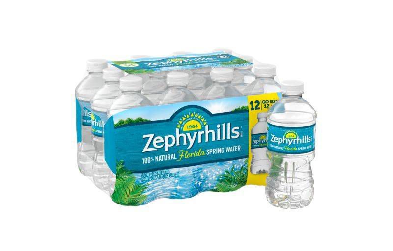 Zephyrhills Brand 100% Natural Spring Water - 12pk/12 fl oz Bottles