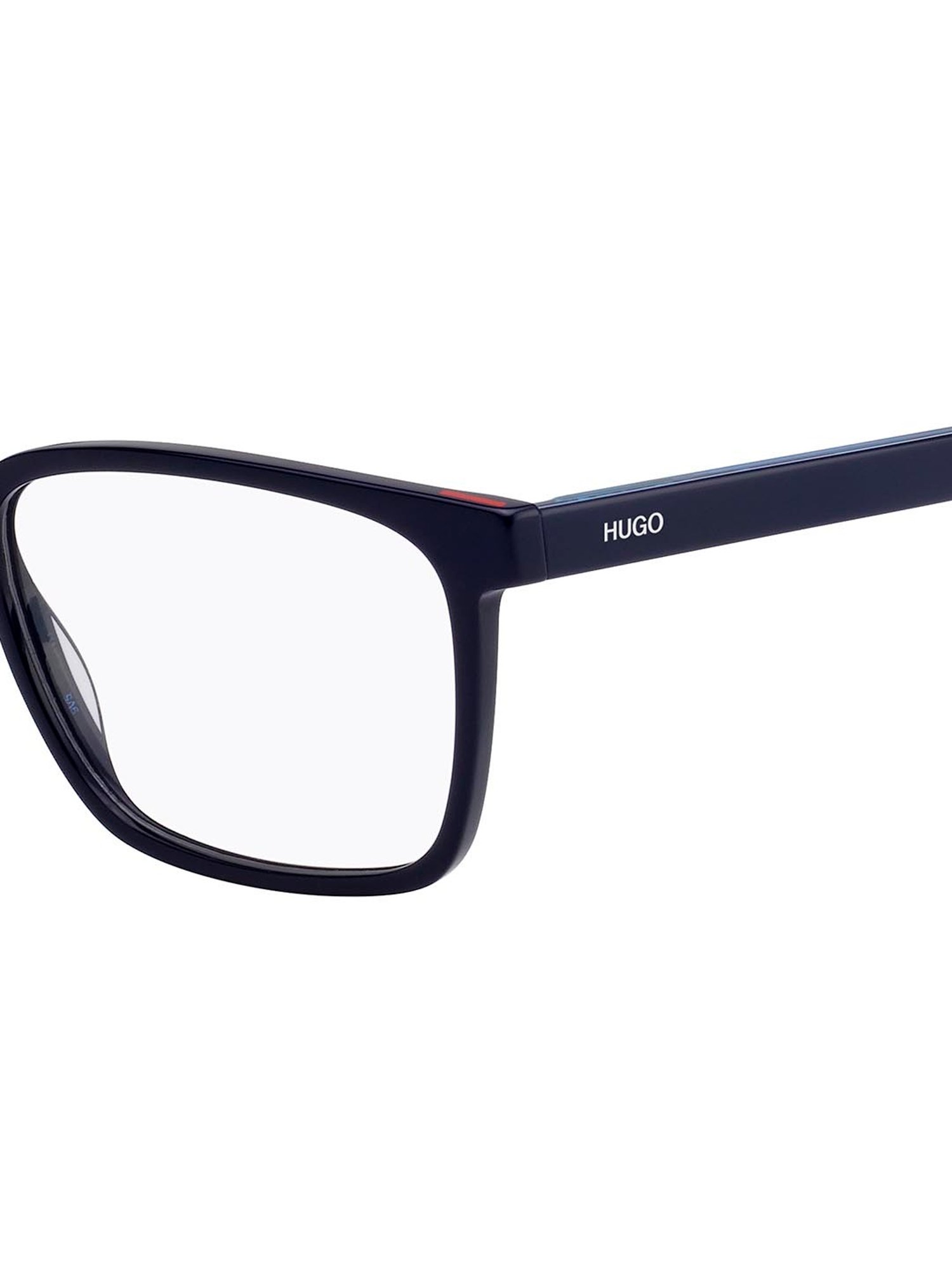 HUGO Blue Rectangular Eye Frames for Men