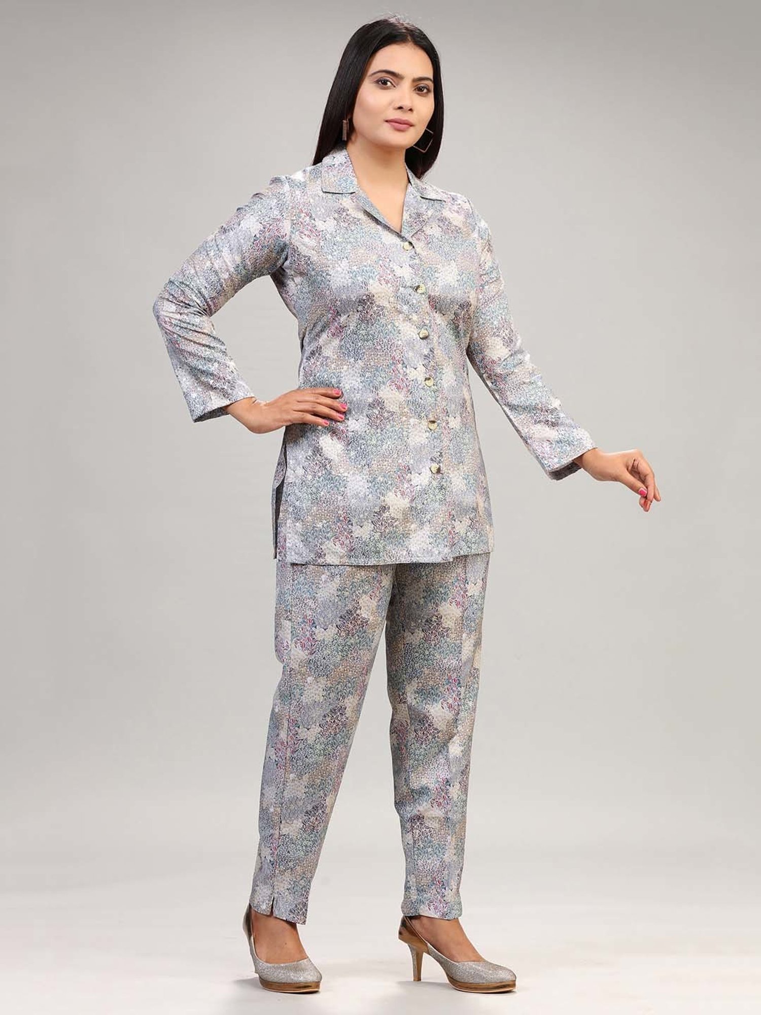 Cotton Culture Multicolor Printed Shirt With Pants