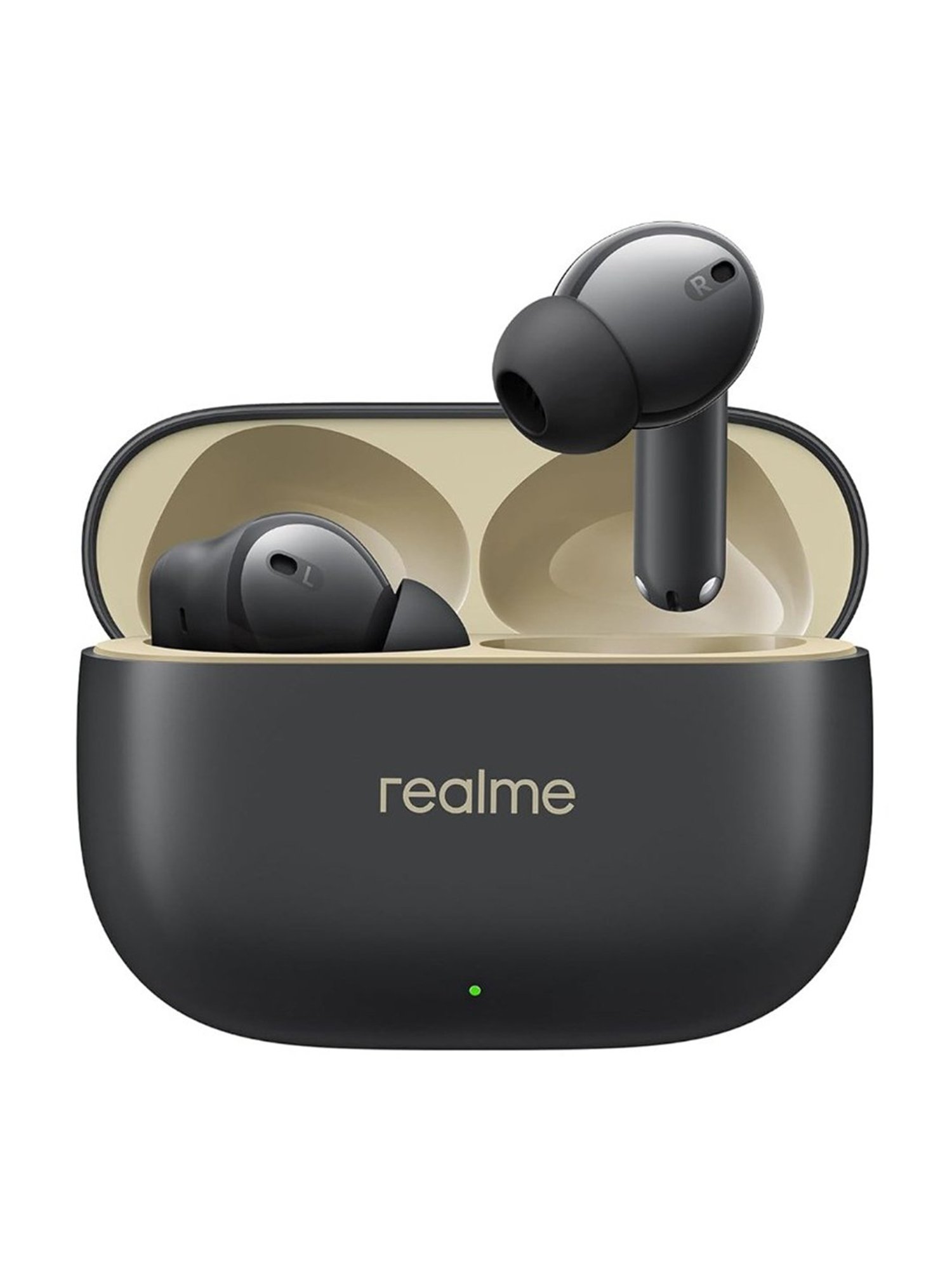 Realme Buds T300 in Ear Earbuds with 30dB ANC & Upto 40Hrs Battery (Stylish Black, True Wireless)