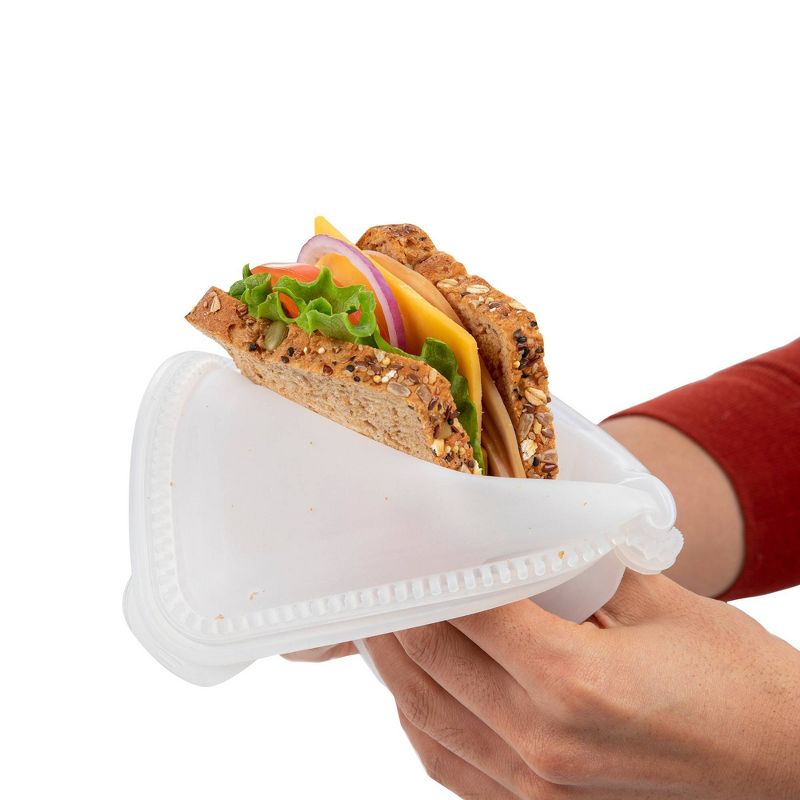Prepworks ProKeeper Silicone 2 Sided Zipper Sandwich Bag - Clear - 24oz