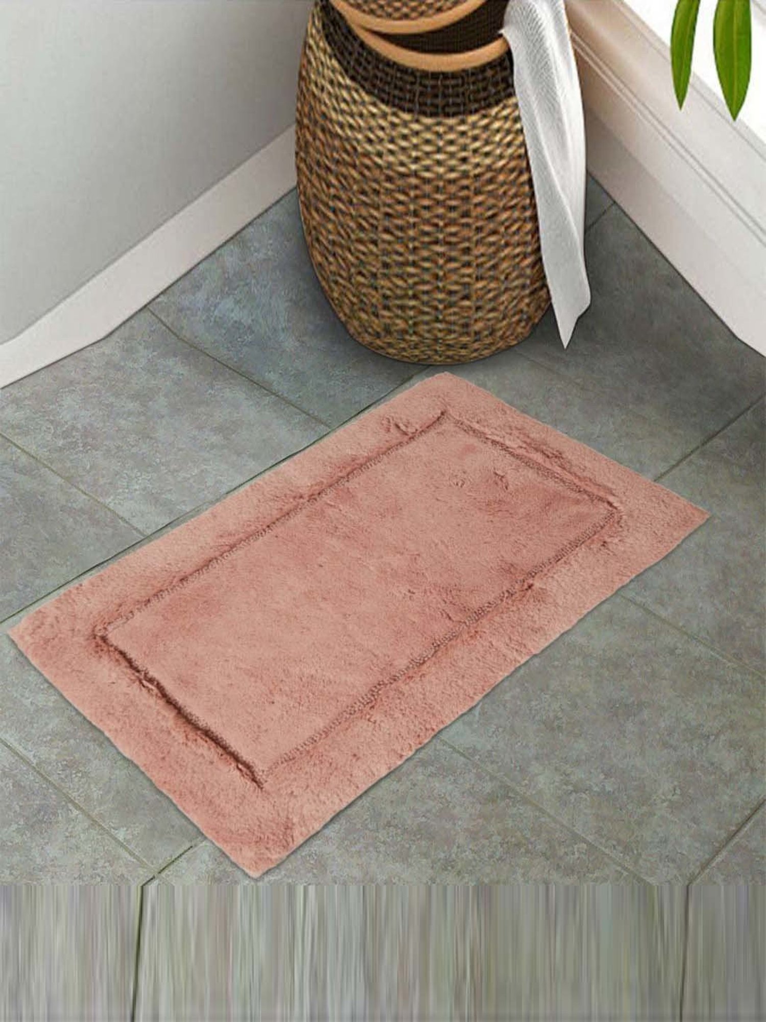 SPACES Coral Cotton Hygro Small Bath Mat