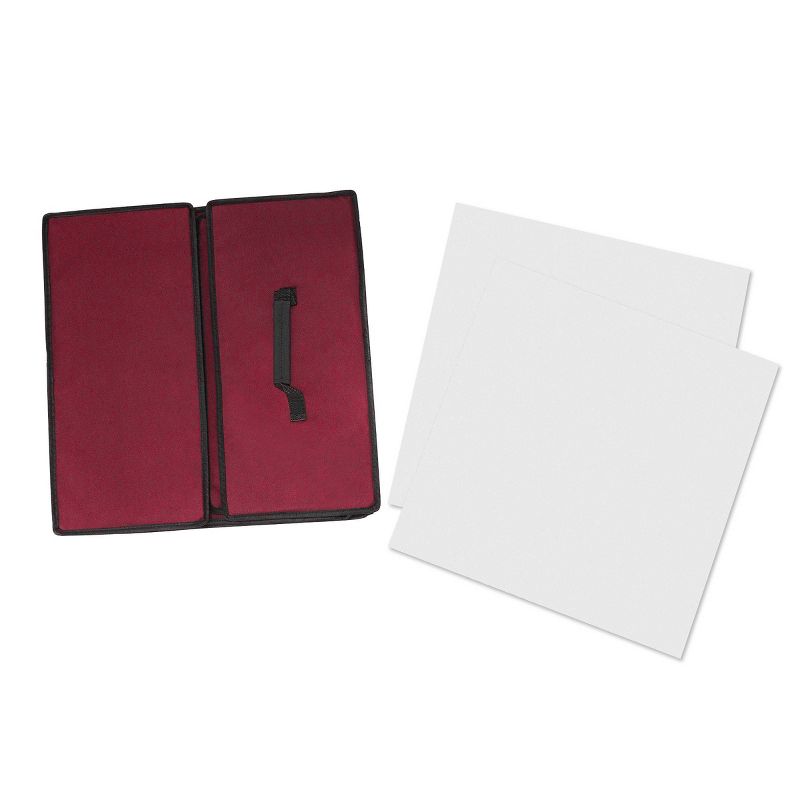 Elf Stor Ultimate Gift Bag Organizer Holiday Storage for Gift Wrap and Bags Red