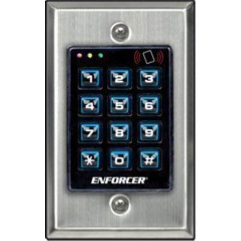seco-larm enforcer access control keypad with proximity reader, backlit (sk-1131-spq)