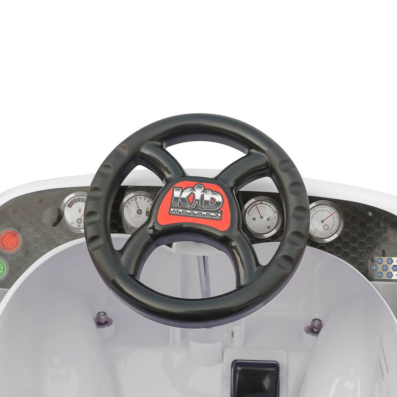 Kid Motorz 6V Speed Racer Powered Ride-On - White
