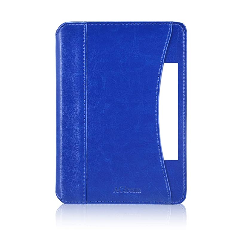 Case Fits All-New Kindle 10th Generation 2019 and 8th Gen 2016 ONLY (NOT FIT Kindle Paperwhite/Kindle Oasis), Folio Smart Leather Cover with Auto Wake Sleep & Front Pocket, Royal Blue