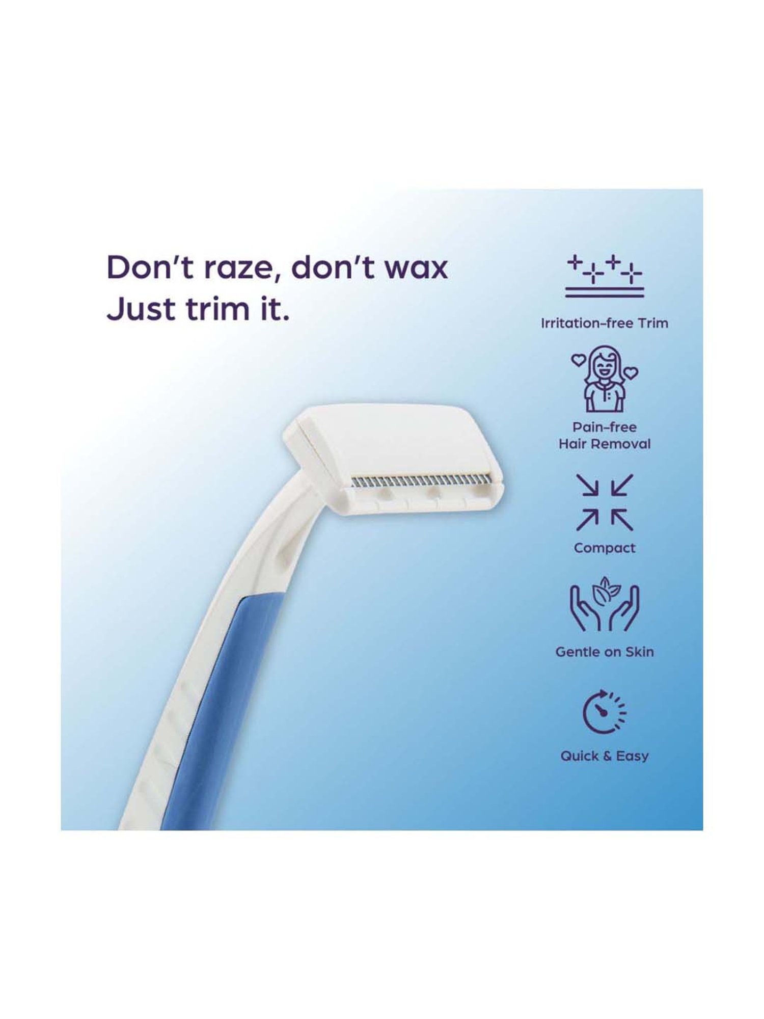 Sanfe Bikini Line Trimming Razor - Pack of 2 - 50 gm