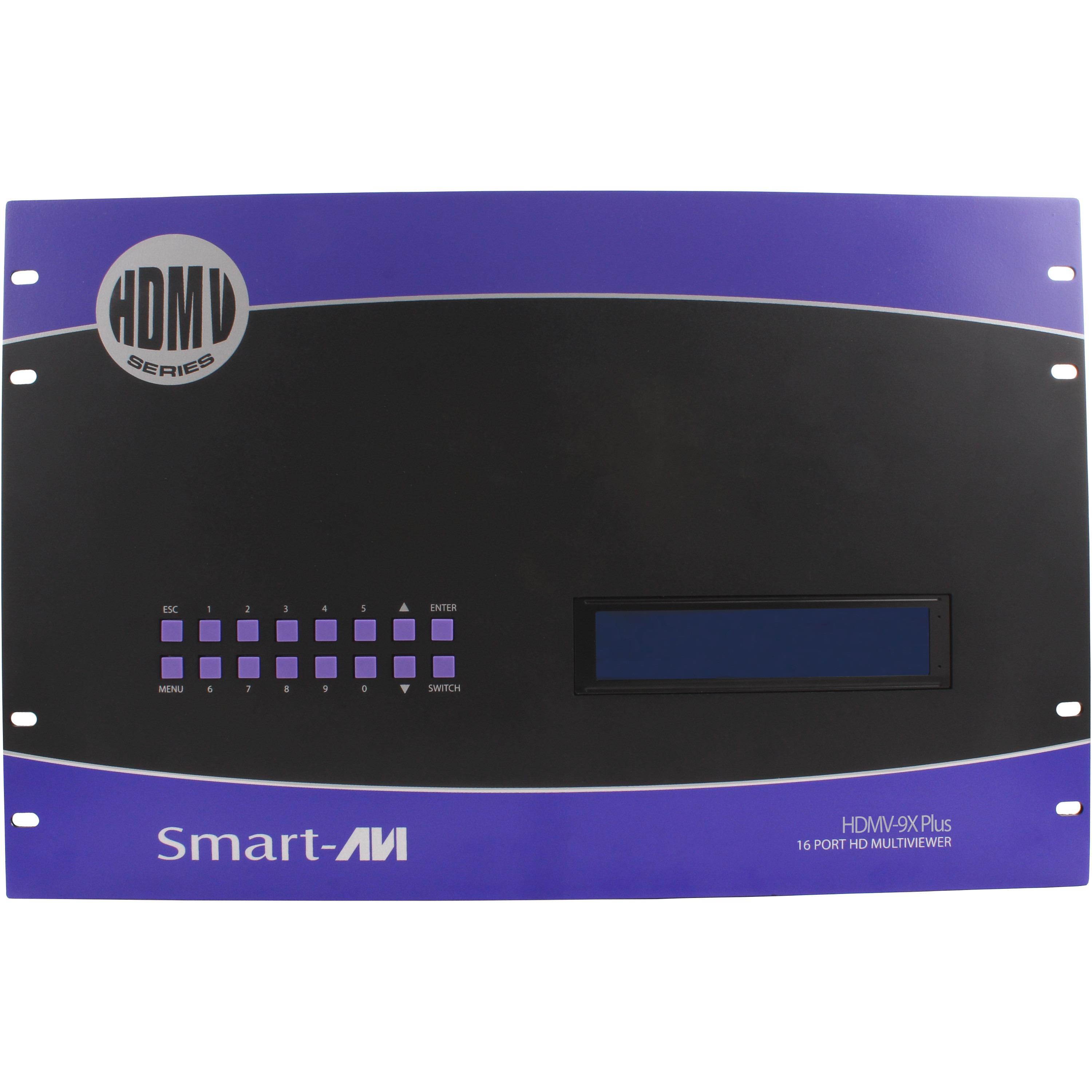 SmartAVI 16-Port HDMI, USB Real-Time Multiviewer and KVM Switch