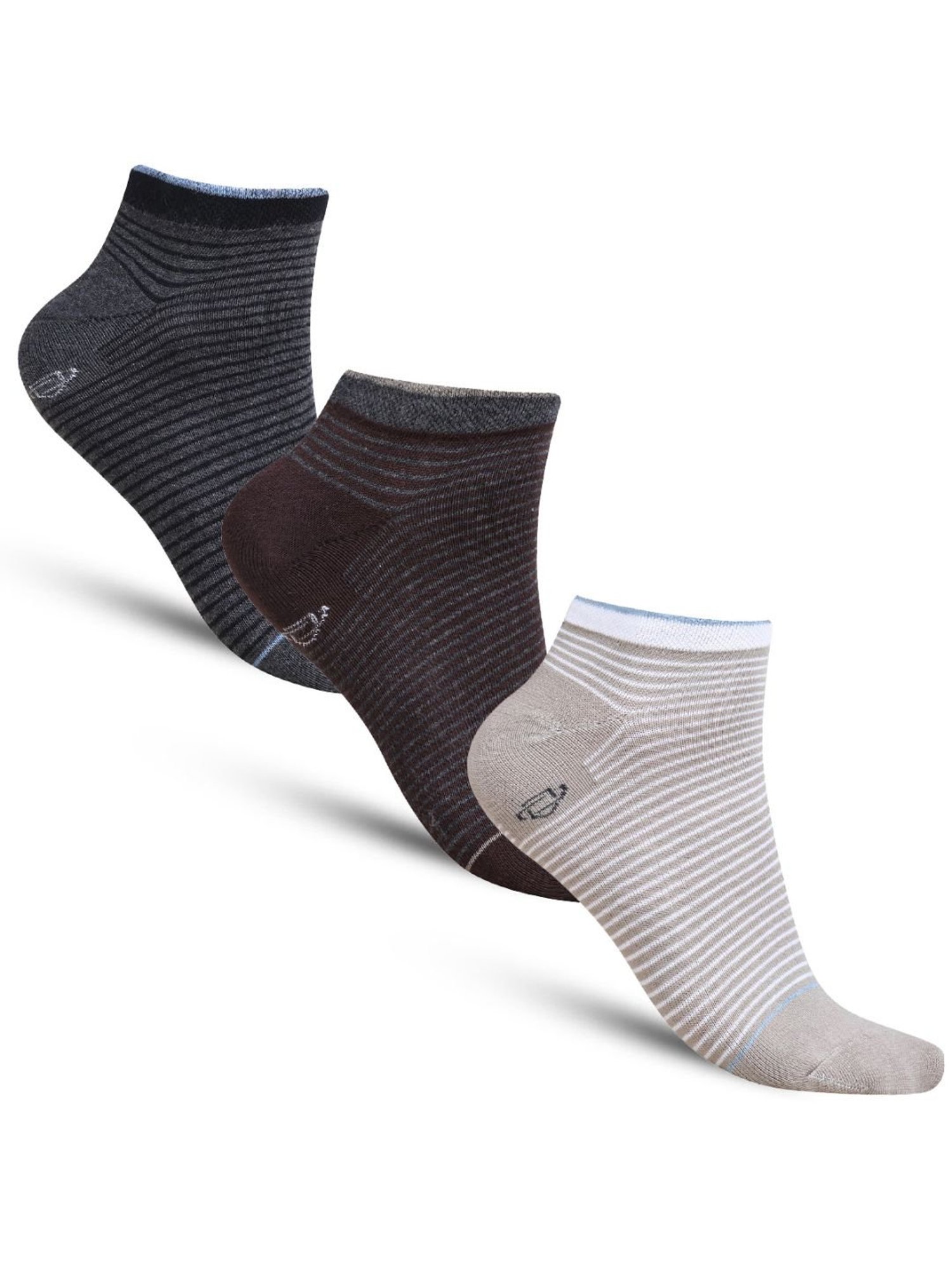 Dollar Socks For Men's Casual Crew Length In (Pack of 3)
