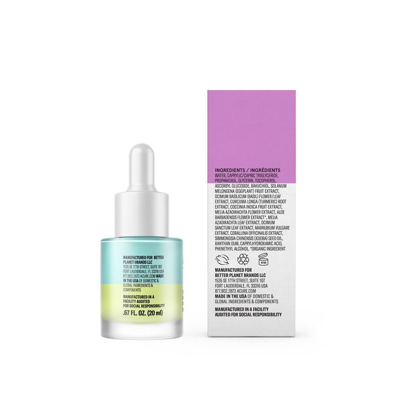 Acure Radically Rejuvenating Dual Phase Bakuchiol Serum - 0.67 fl oz