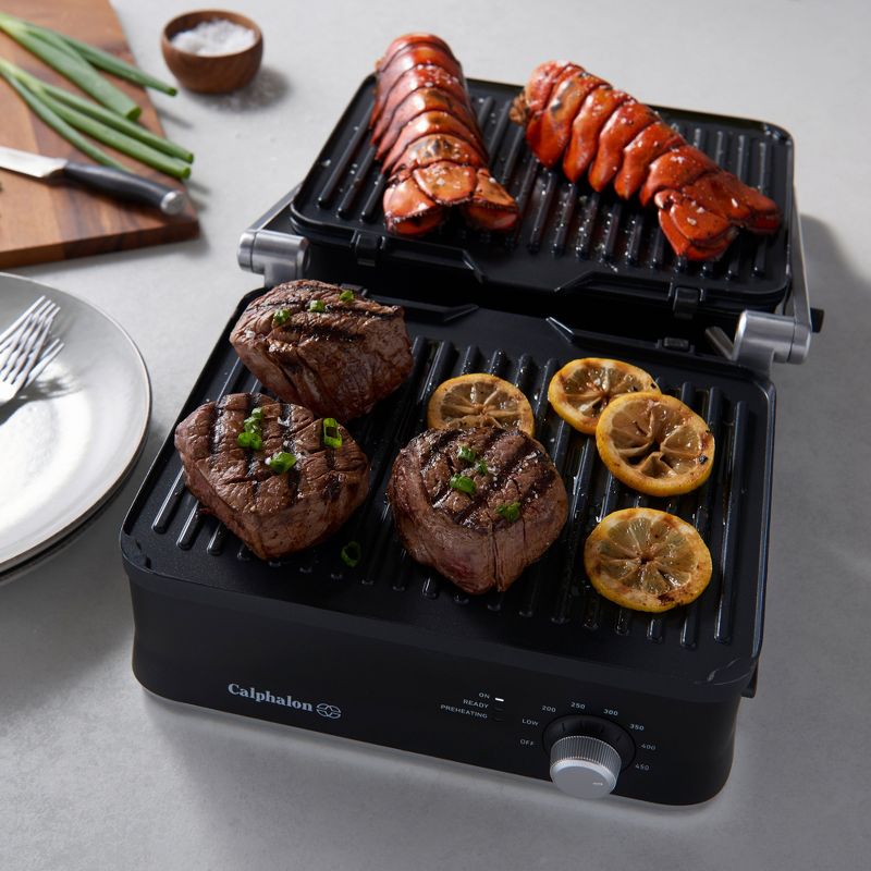 Calphalon Precision Control Multi-Grill - Matte Black