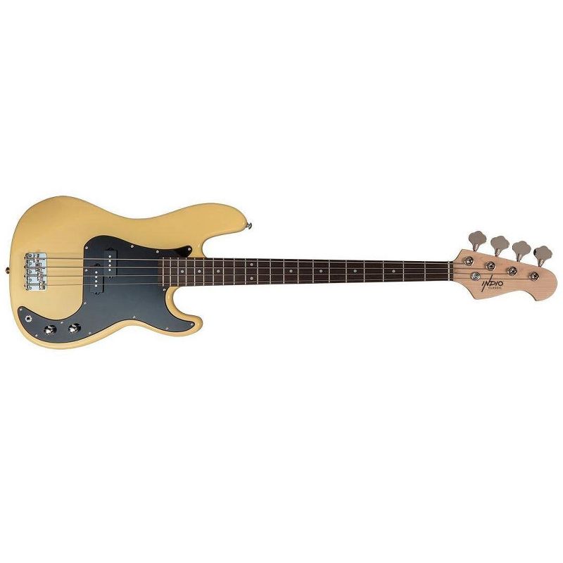 Monoprice Indio Pubb Bass - Blonde, With Gig Bag