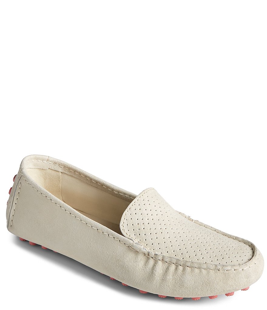 Sperry Port Suede Perforated Driving Mocs