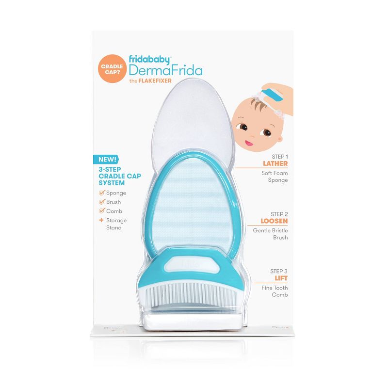 Fridababy DermaFrida The FlakeFixer 3-Step Cradle Cap System