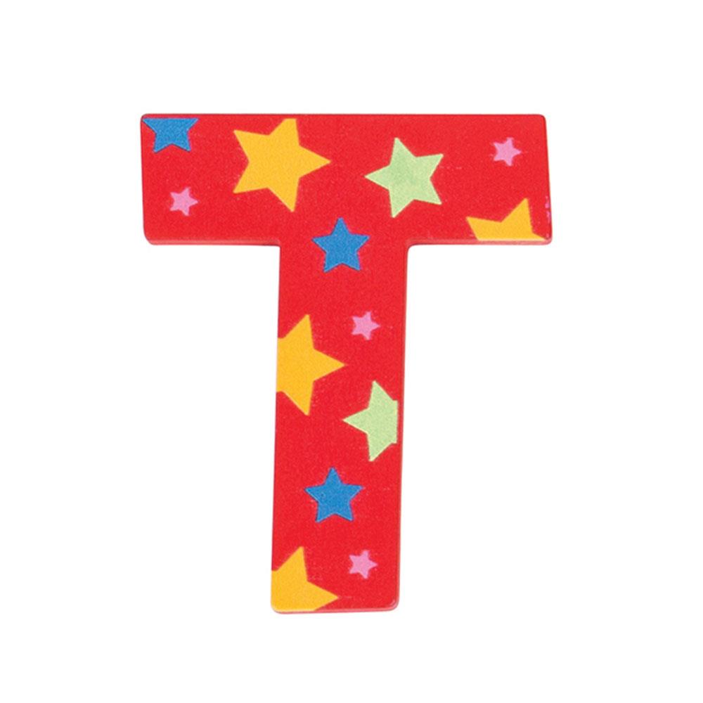 Star Letter T (Red)
