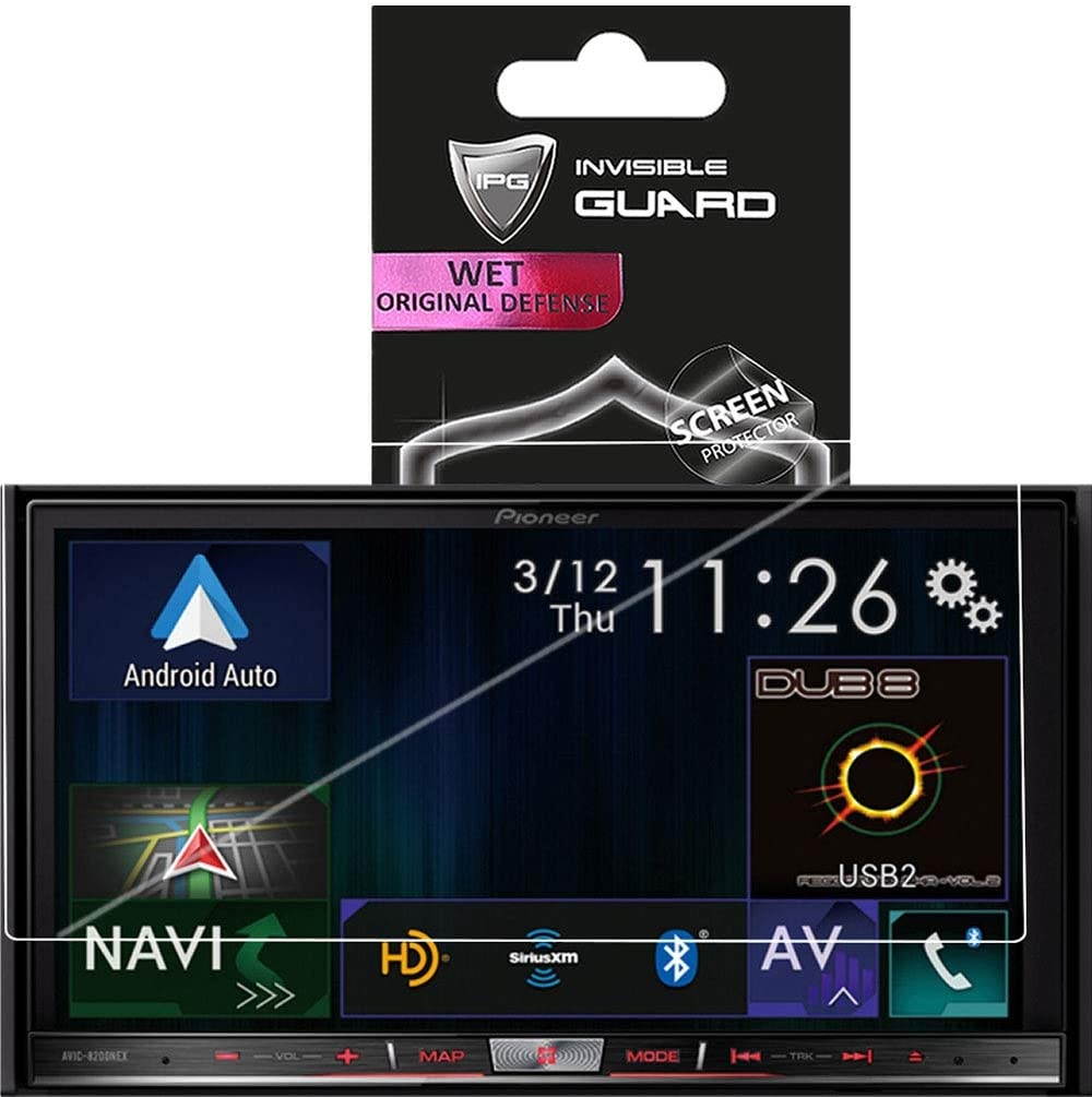 IPG for Pioneer AVIC 8200NEX CAR INDASH Player Touch Screen Radios Screen Protector Invisible Ultra HD Clear Film Anti Scratch Skin Guard - Smooth/Self-Healing/Bubble -Free