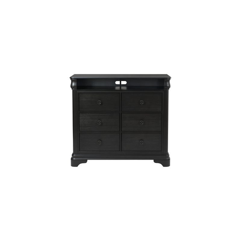 County Line 4 Drawer Chest Rum Walnut - Sauder