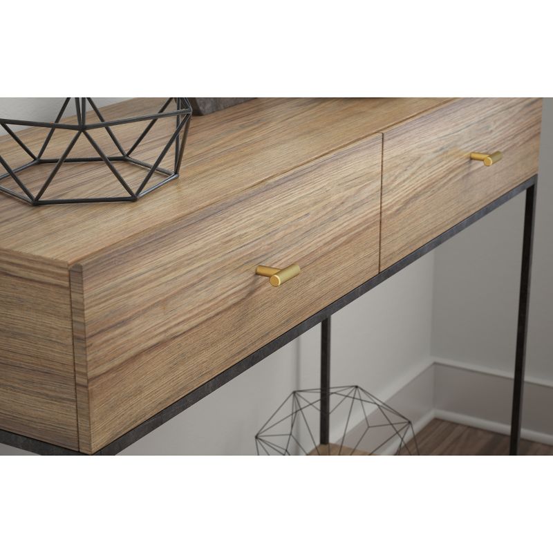 40mm 2pk Bar Knob Brushed Brass - Project 62™