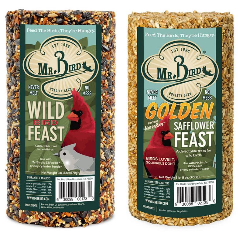 Home & Garden 7.5" Wild Feast Safflower Feast No Mess Never Melt Mr Bird  -  Bird And Wildlife Food