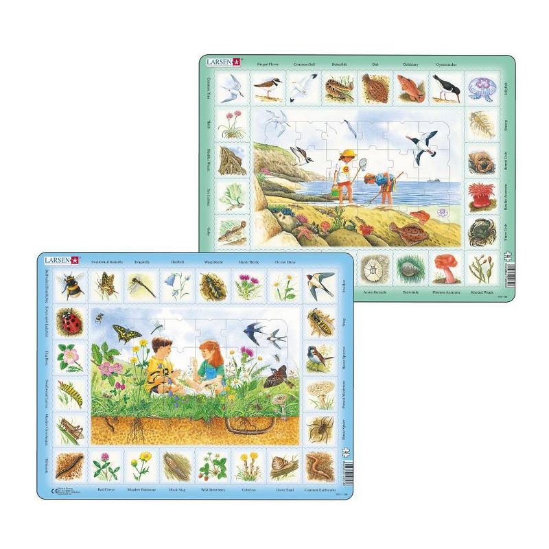 Larsen Puzzles Kids Puzzle Set - 2pk