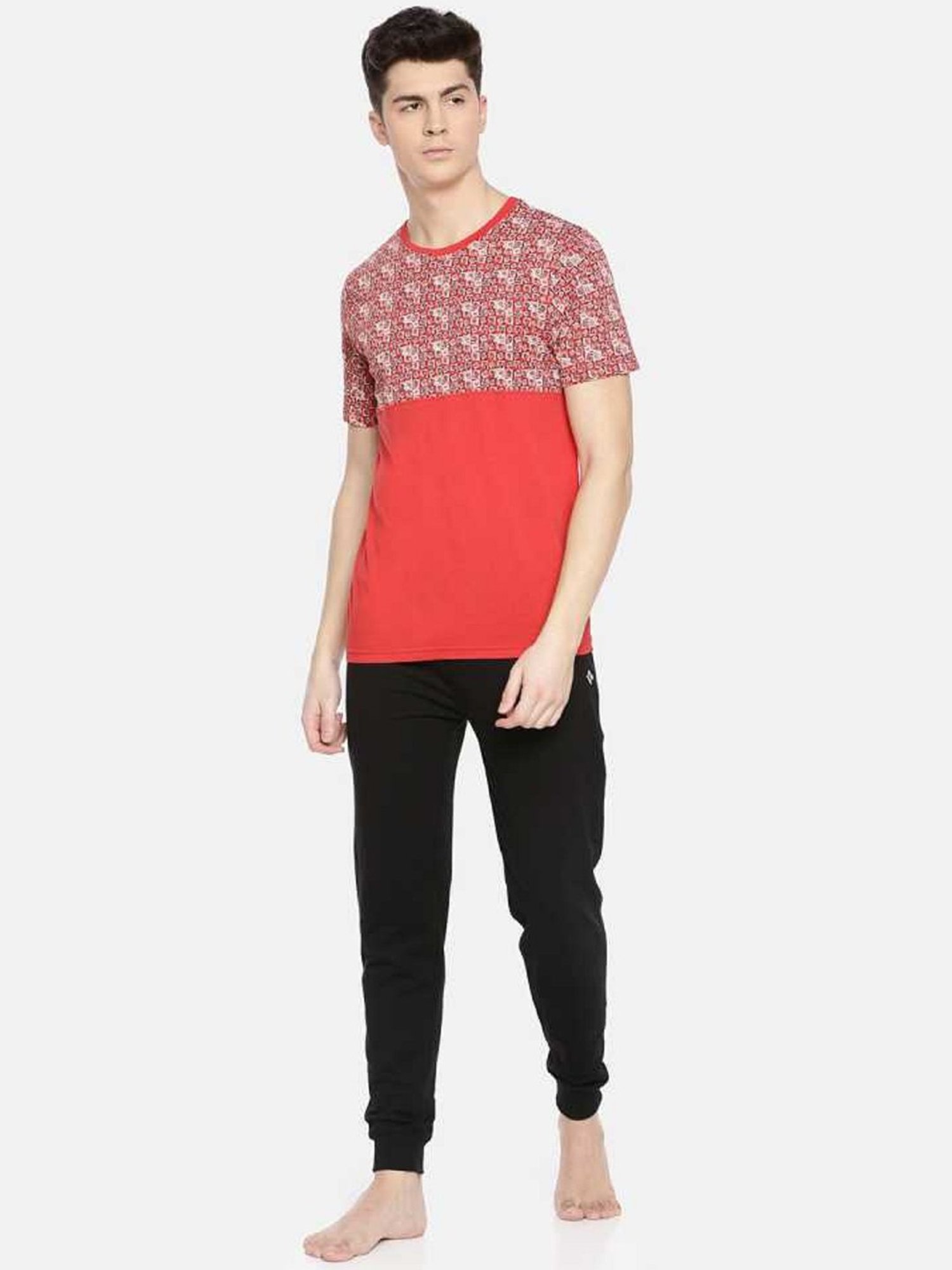 Dollar Red Regular Fit Printed T-Shirt