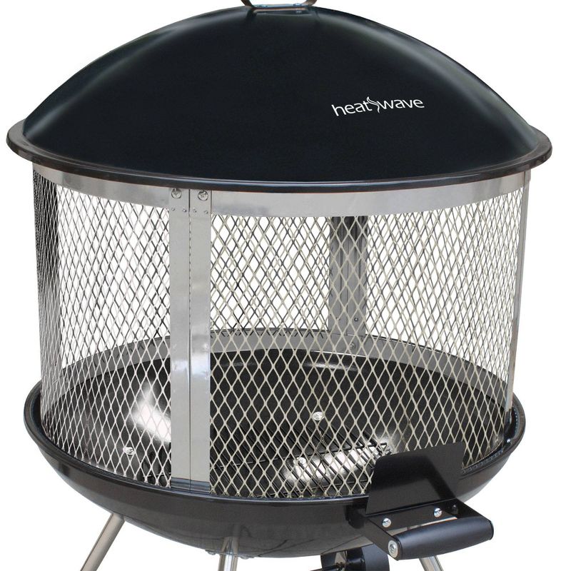31.5" Heatwave Wood Burning Fire Pit - Black - Landmann