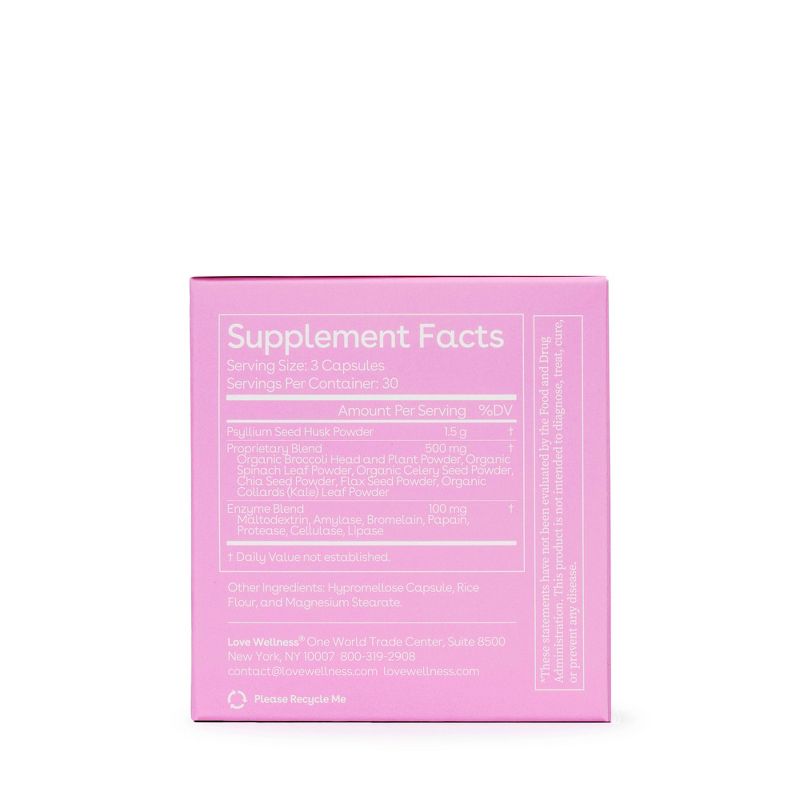 Love Wellness Sparkle Fiber Supplements - 90ct