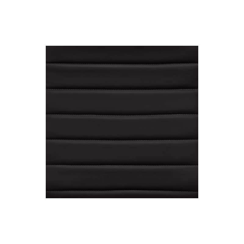 Basics High-Back Executive Swivel Office Desk Chair with Ribbed Puresoft Upholstery - Black, Lumbar Support, Modern Style