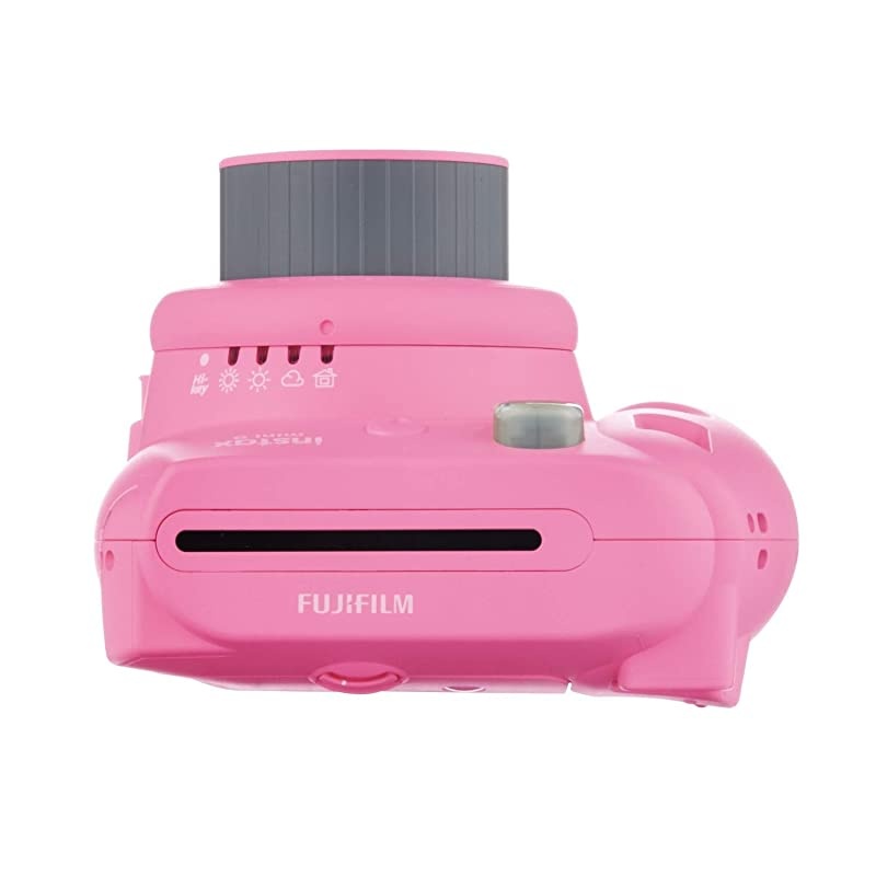 instax Mini 9 Instant Camera Flamingo Pink and instax Film Twin Pack 20 Exposures Bundle