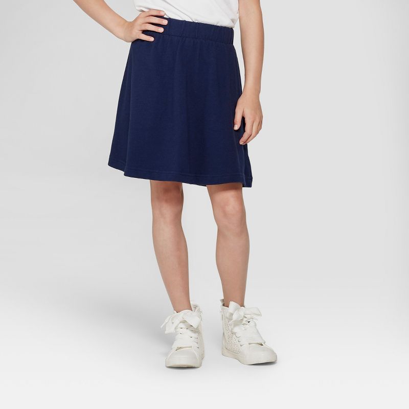 A Little Fable Kids Multicolor Solid Skirt