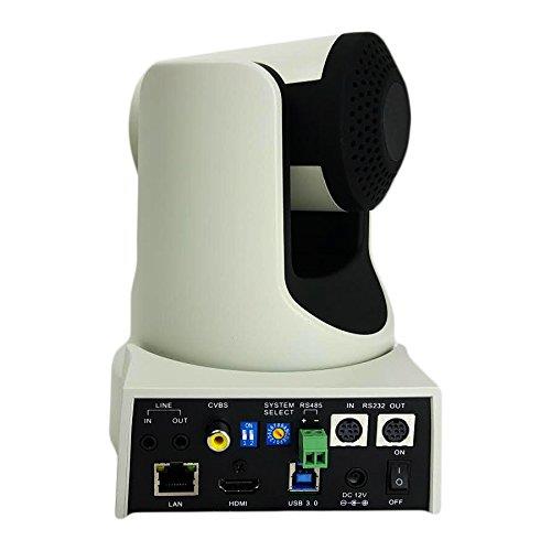 PTZOptics 12X-USB USB 3.0 PTZ 1080p Video Conference Camera with simultaneous HDMI and IP Streaming - White