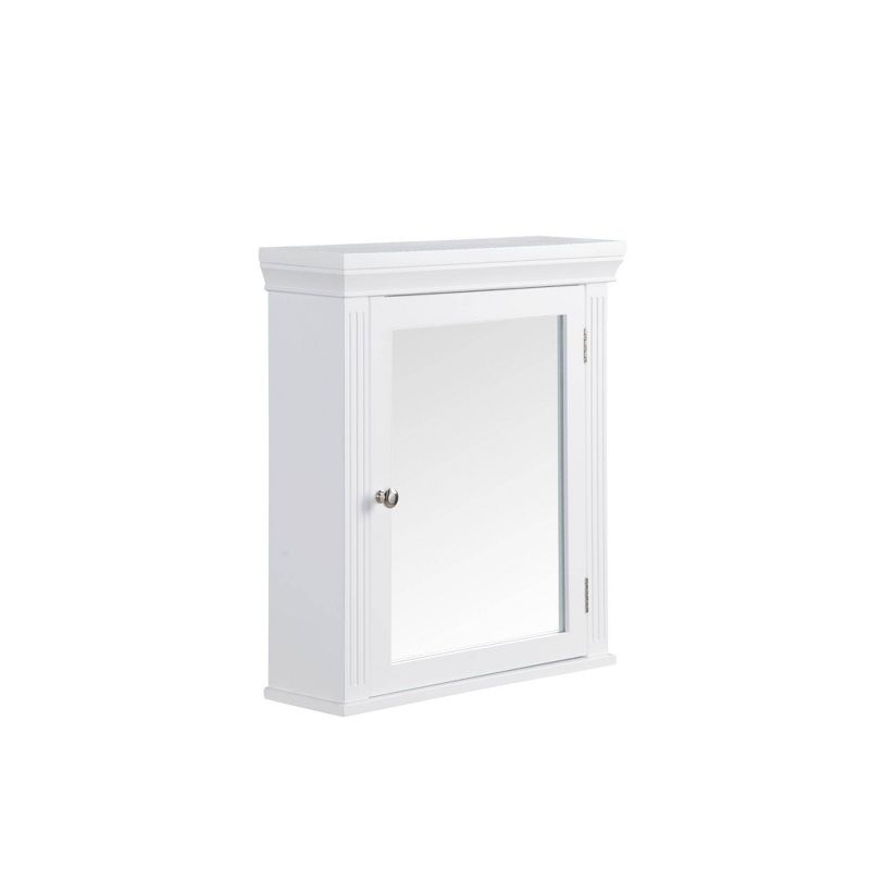 Chestnut Medicine Wall Cabinet White - Elegant Home Fashions