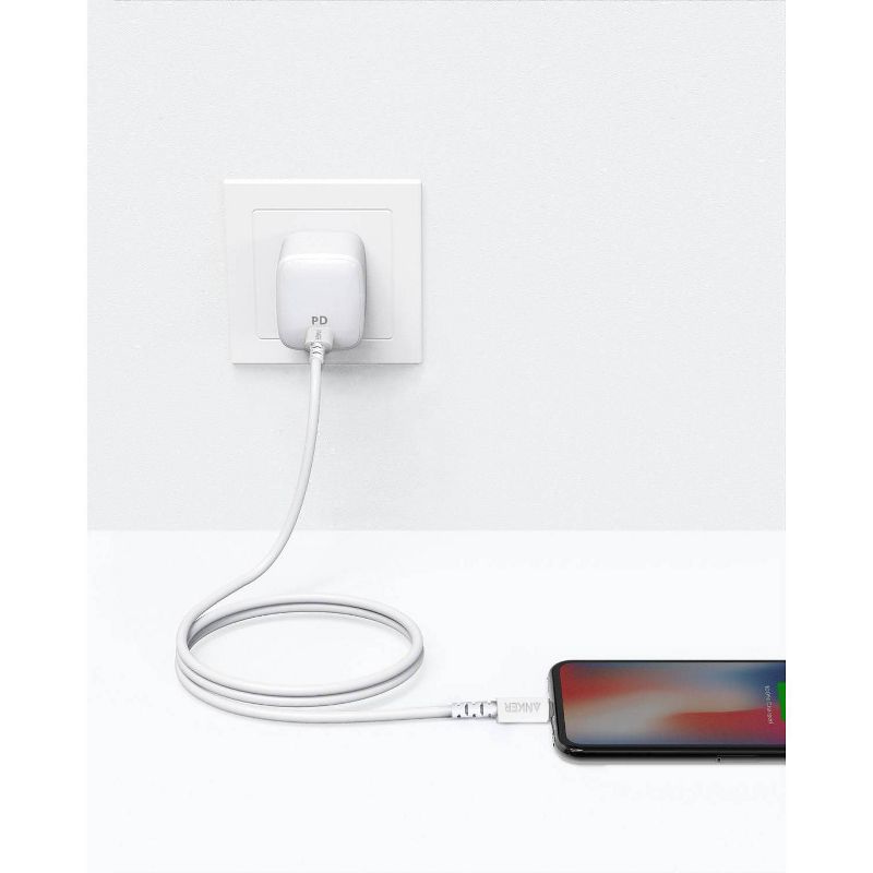 Anker 6' Powerline Select USB-C to Lightning Cable - White