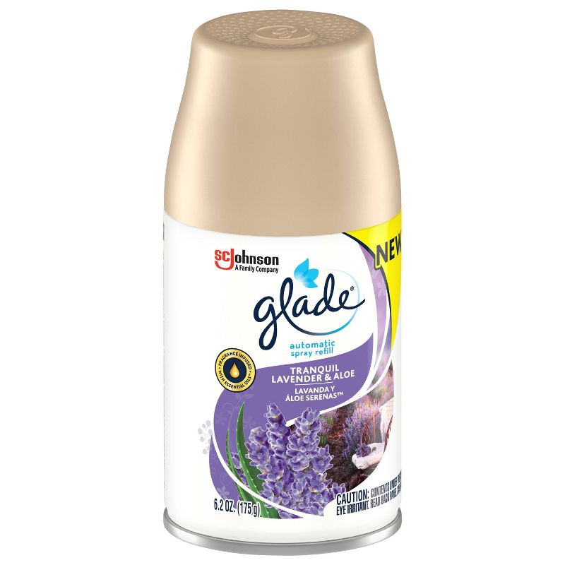 Glade Lavendar and Aloe Automatic Spray Refill - 6.2oz