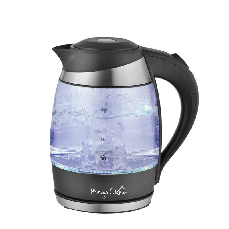 MegaChef 1.8L Electric Tea Kettle - Black