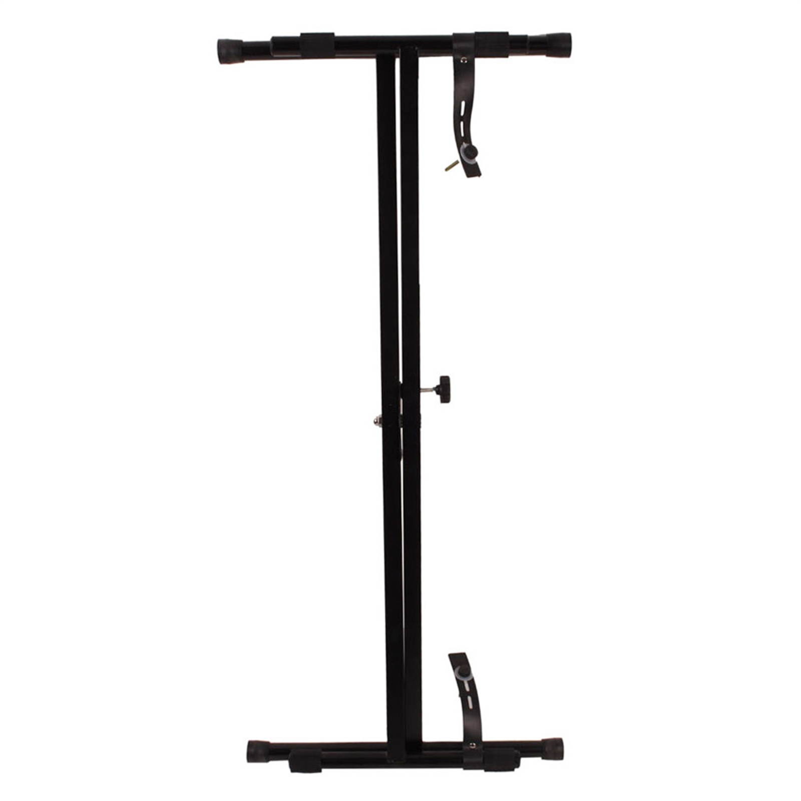 Glarry Single-tube X-type Keyboard Stand Black