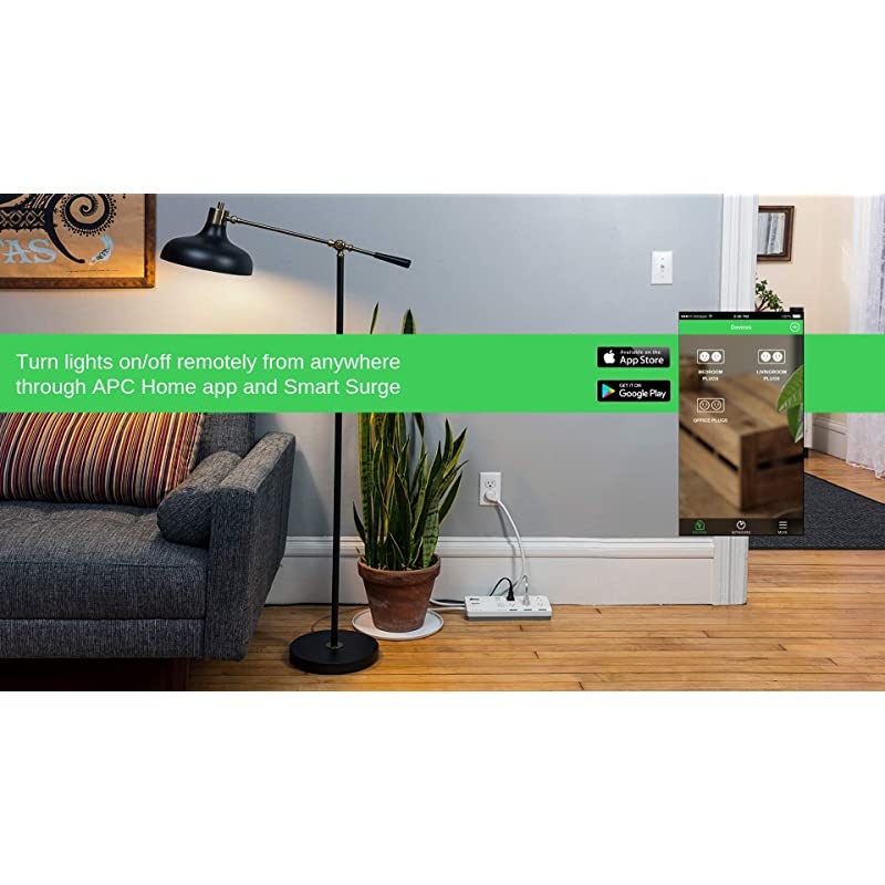 Smart Plug Wifi Power Strip with USB Ports PH6U4X32W 3 Smart Plugs that Work with Alexa 6 Outlets Total 2160 Joule Surge Protector White