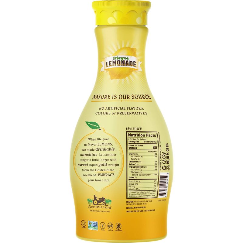 Califia Farms California Meyer Lemonade - 48 fl oz